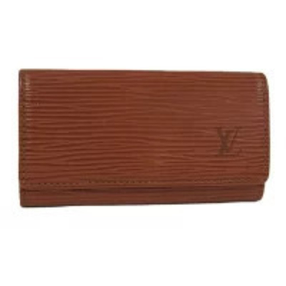 LOUIS VUITTON Multicles Key Case Wallet Epi Leather Kenya Brown